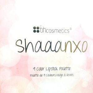 BH Cosmetics Shaanxo 9 lipsticks colors palette collab